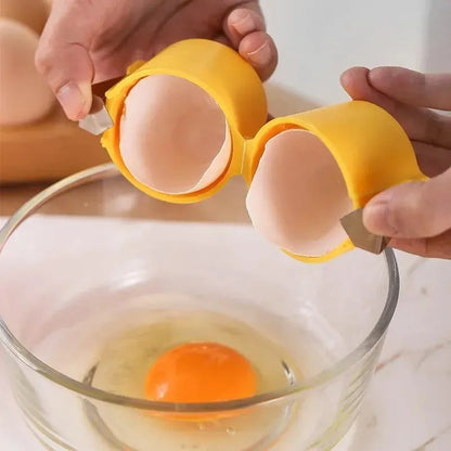 Egg shell opner compact lightweight Easy crack