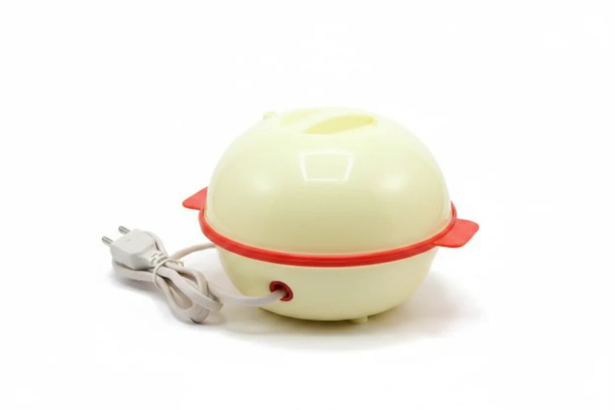 Portable Electric egg boiler red and yellow ABS Kitchen- 7 egg capacity fast cooker